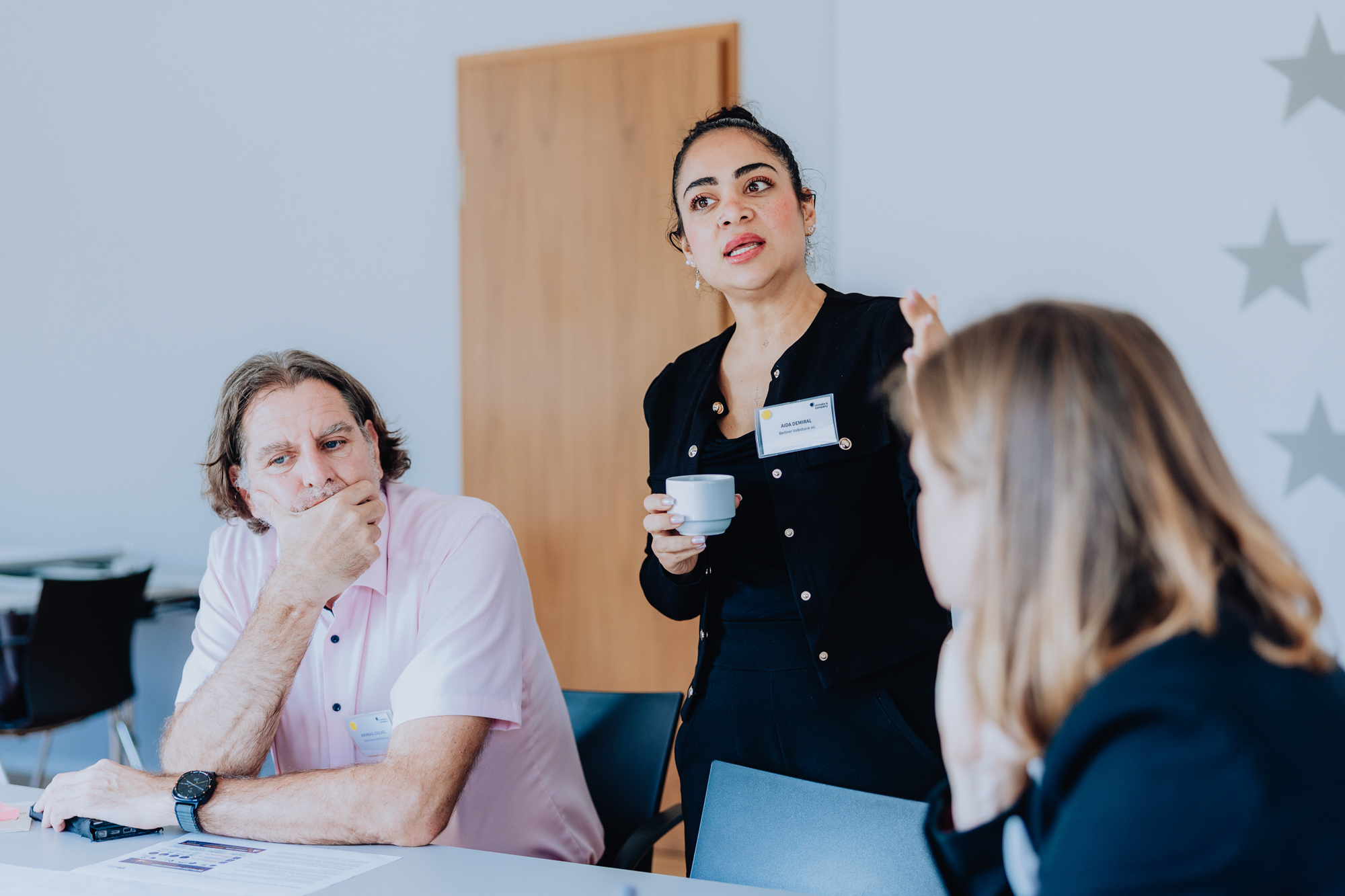 Aida Demiral at Proof of Progress event in Berlin