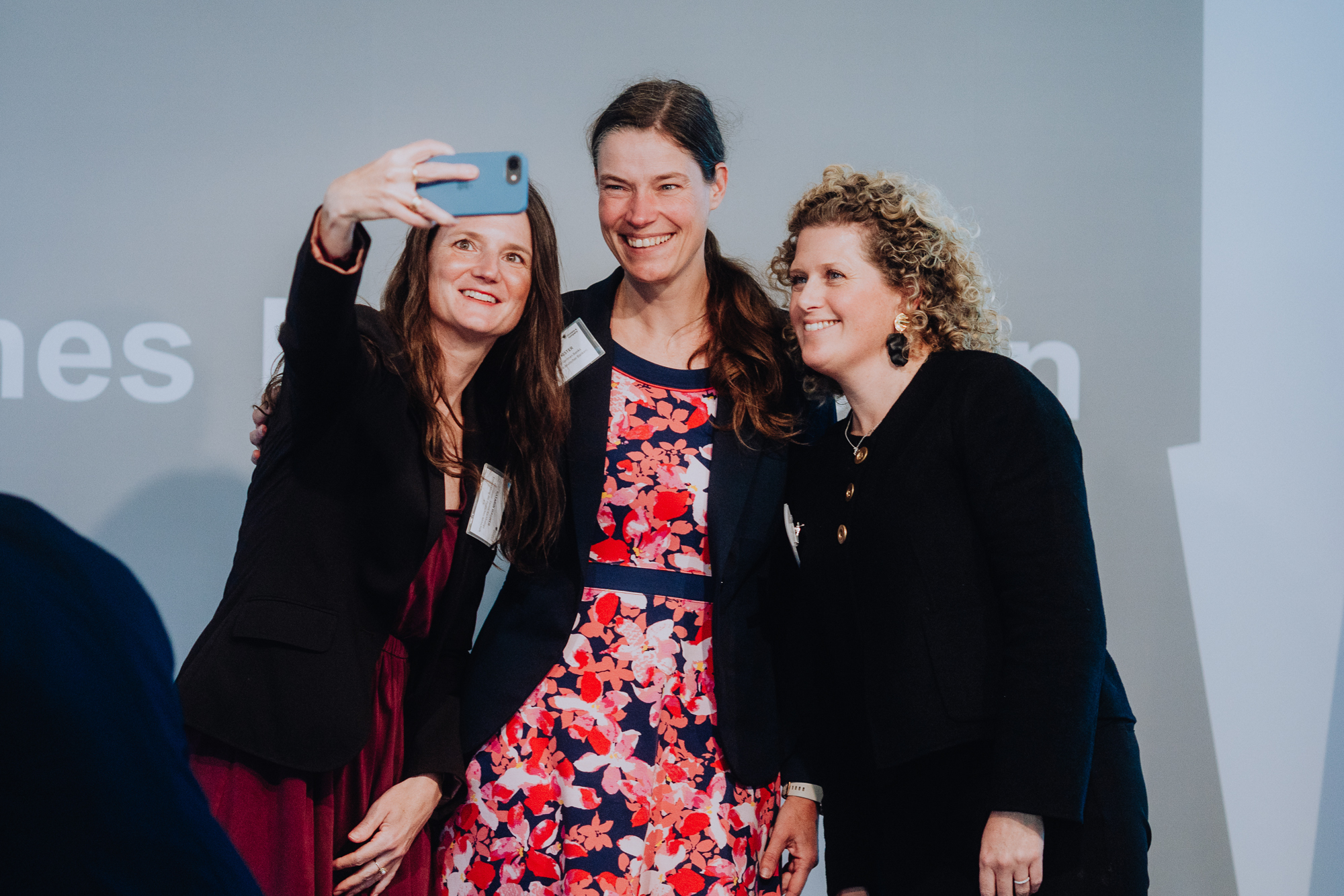 Claudia Kister, Katarin Wagner & Johanna Kropp at Proof of Progress event in Berlin